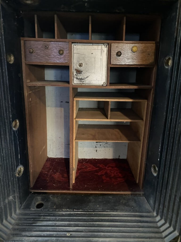 Antique Mosler Safe, Hamilton, Ohio c. 1890 C J DeLong Ithaca Vintage