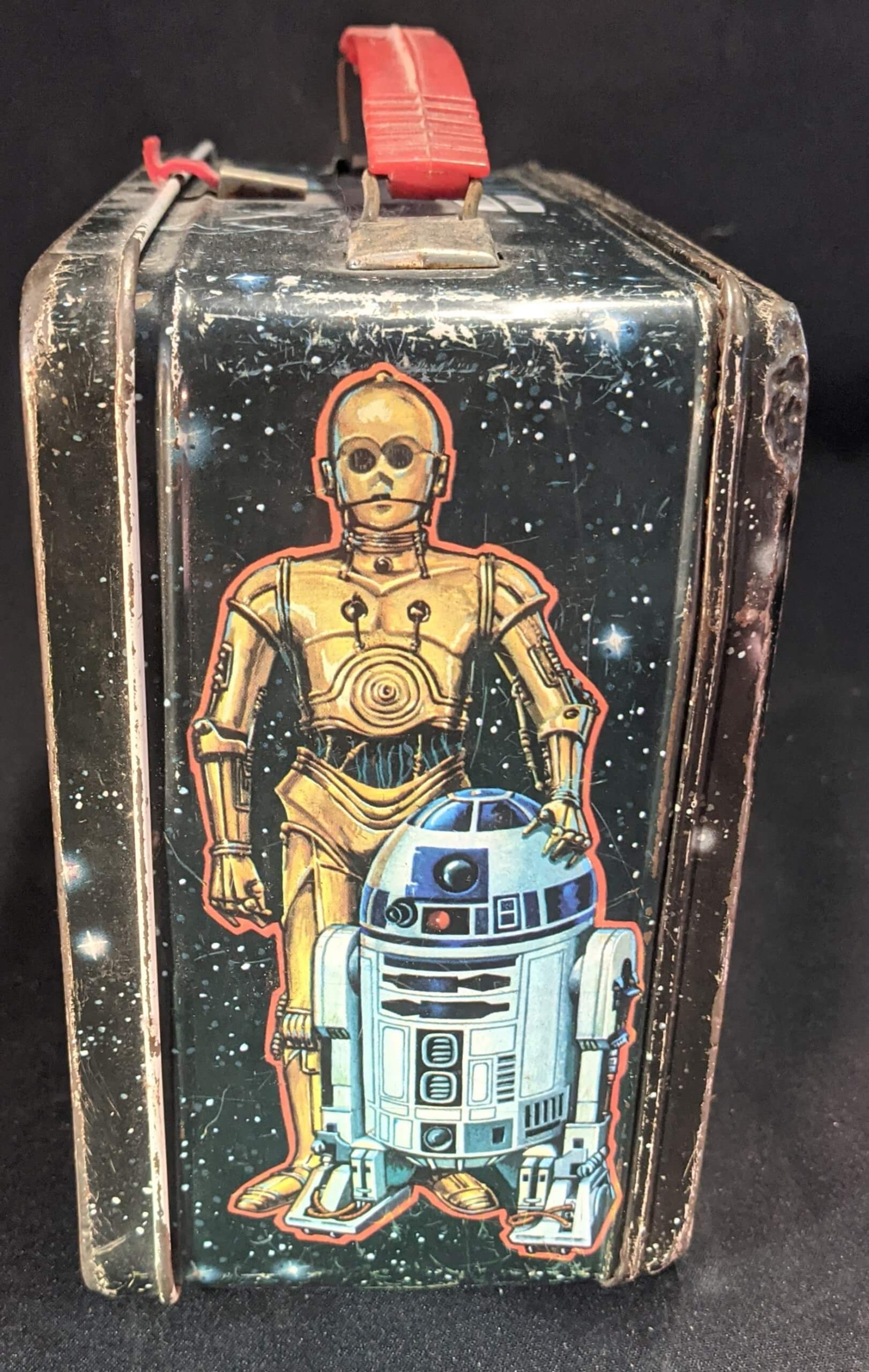 Star Wars 1977 Metal Lunchbox and Thermal Cup Thermos Division 20th Century  Fox - We-R-Toys